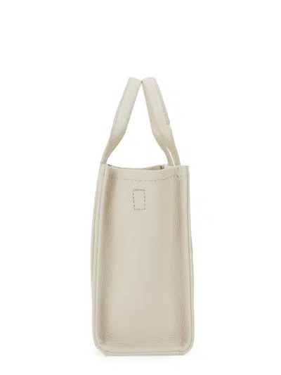 Marc Jacobs Silver Leather Bag In White