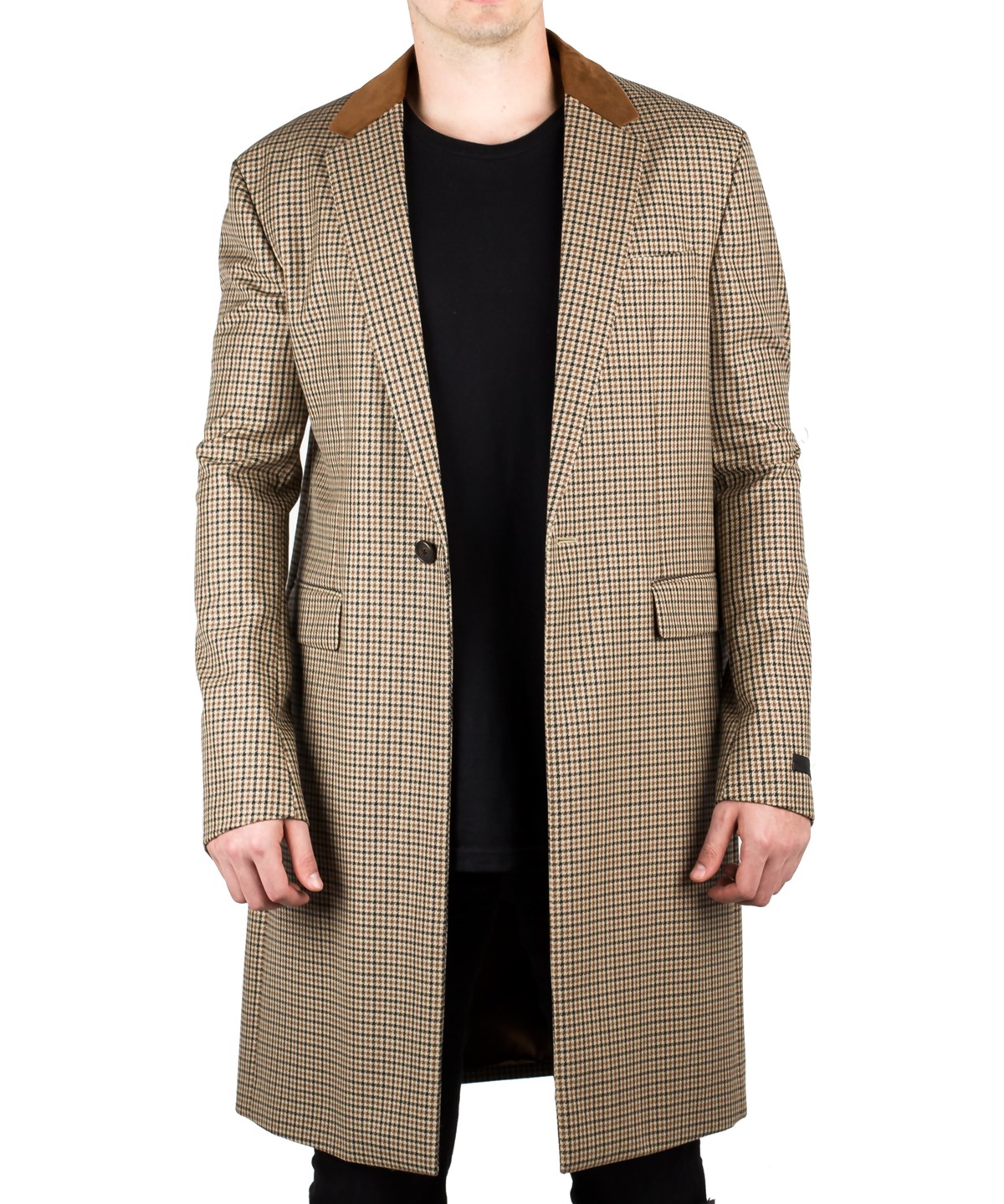 prada houndstooth coat