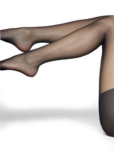 Shop Wolford Control Top Sheer Hosiery In Cocoa