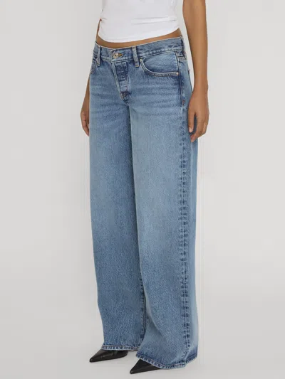 Frame The Pixie Gray Rapture Jeans In Blue
