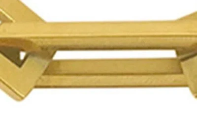 St. Moran Oversized Rectangular Link Statement Necklace In Gold