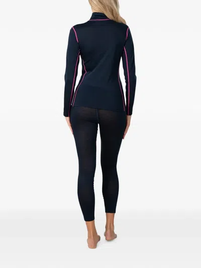 Kari Traa Live Half Zip Fair Isle-patterned Base Layer In Multi