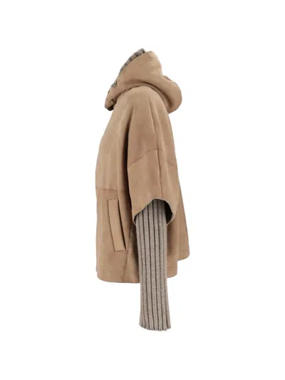 Bully Woman Goat Suede Jacket In Multi