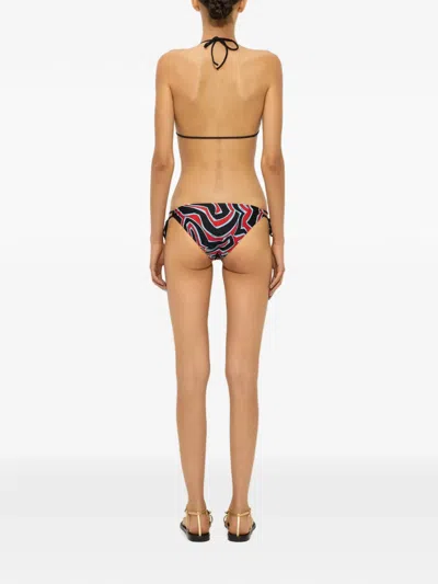Pucci Labirinto-print Bikini Bottoms In Multi
