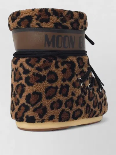 Moon Boot Leopard Teddy Boots
