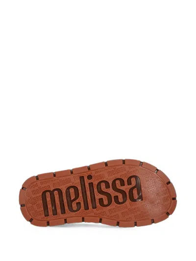 Melissa Flowing Touch-strap Platform Sandals In Brown