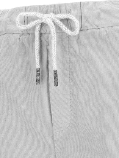 Panicale Drawstring Trousers In Gray
