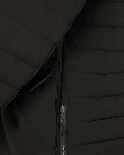 Moose Knuckles Active Flex Greystone Puffer Jacket In Black