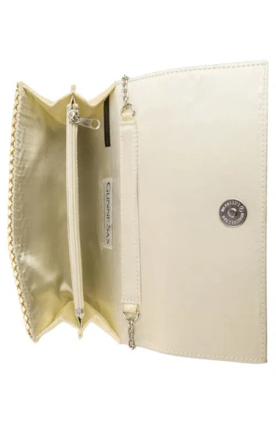 Jessica Mcclintock Mesh Clutch In 39n-lt.gold