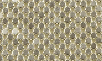 Jessica Mcclintock Mesh Clutch In 39n-lt.gold