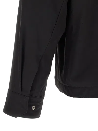 Herno Windproof Polyamide Overshirt In Black