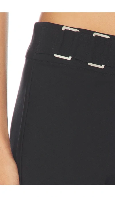Tiger Mist Jetta Low Rise Flared Pants In Black