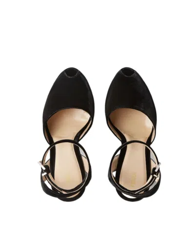 Fendi Platform Peep-toe Sandals In Black