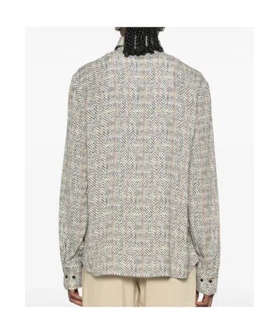 Ermanno Scervino Herringbone-pattern Shirt In Multi