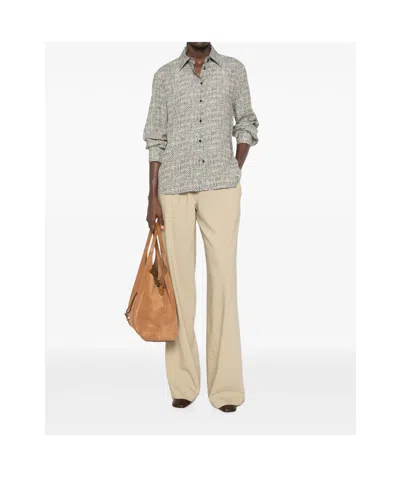 Ermanno Scervino Herringbone-pattern Shirt In Multi