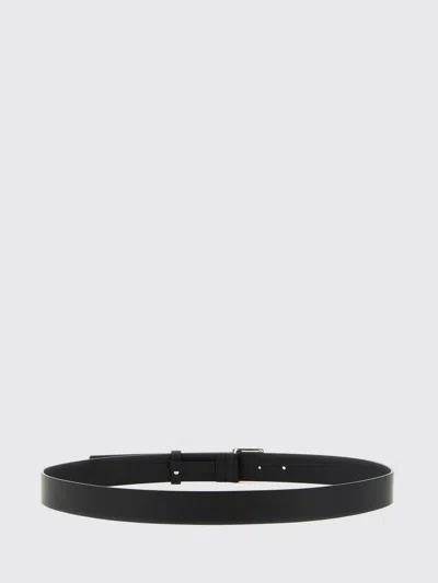 Fendi Men Black Ff Logo Buckle Belt In Black