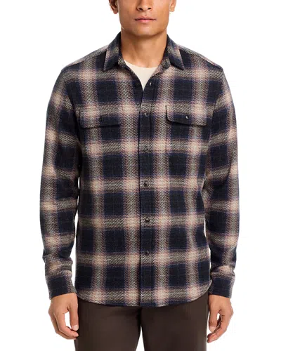 Faherty Legend Sweater Shirt Storm Ombre Plaid In Multi