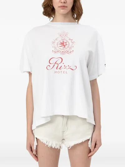 Protocol Index Four Hands Layered-design T-shirt In White
