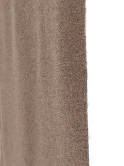 Marc O'polo 프린지 울 스카프 In Brown