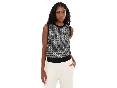 Varley Safia Patterned Sweater In Black