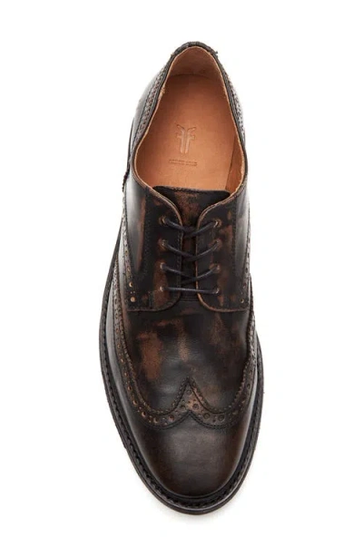 Frye Paul Wingtip Derby In Brown
