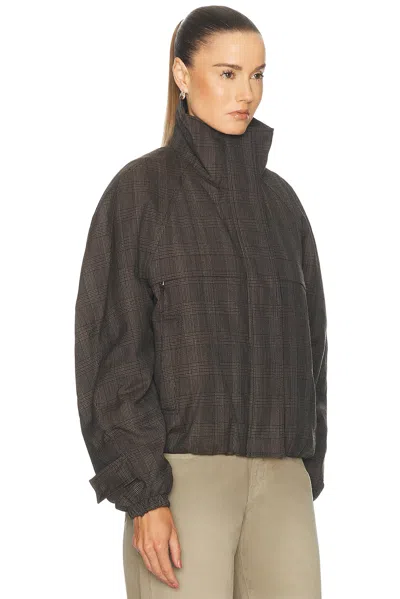 Acne Studios Odilla Bomber Jacket In Brown