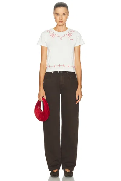 Bode Lasso Tee In Cream