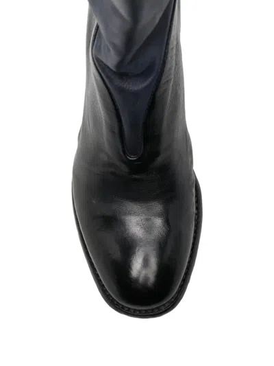 Lemargo Leather Panelled Ankle Boots In Multi