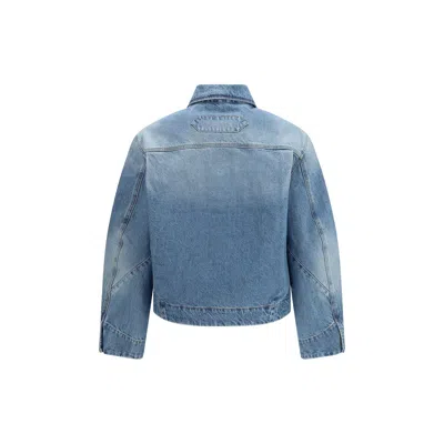 Jacquemus Light Blue Regular Jacket In Blue