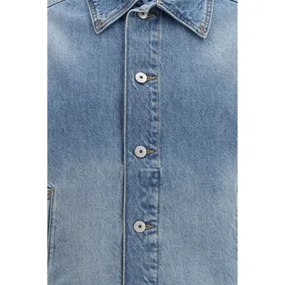 Jacquemus Light Blue Regular Jacket In Blue