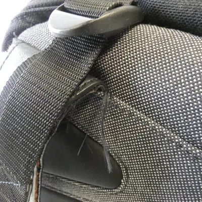 Pre-owned Loewe Black Canvas Leather Backpack ()