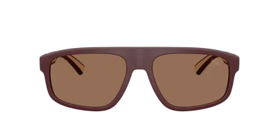 Burberry Knight Rectangular-frame Sunglasses In Multi