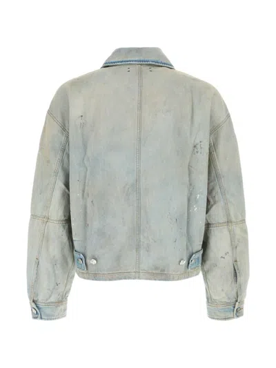 Amiri Denim Work Jacket In Blue