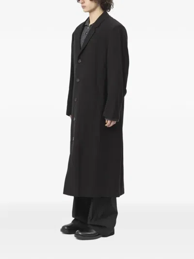 Entire Studios Oversized Structured Coat In Black
