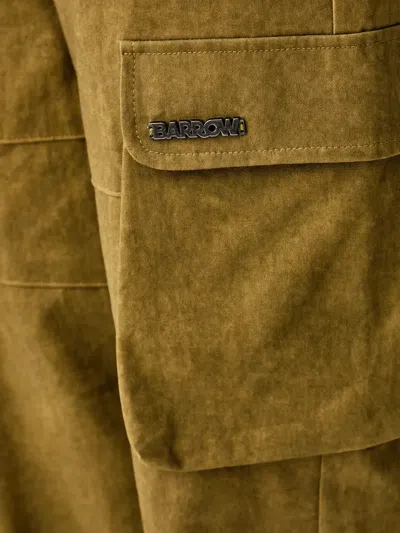 Barrow Logo-plaque Cargo Pants In Multi
