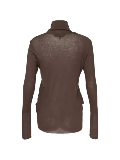 Melitta Baumeister Double-layer Turtleneck Top In Multi