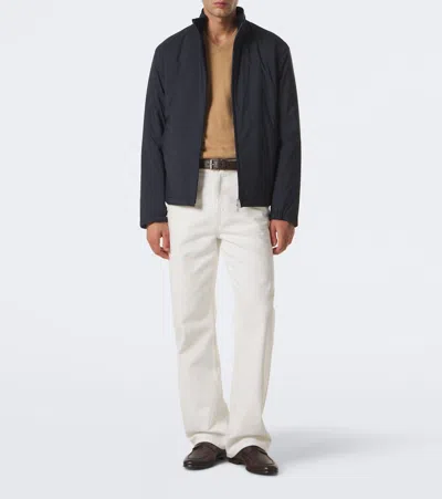 Fedeli Technical Jacket In Blue