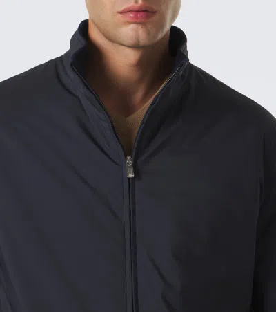 Fedeli Technical Jacket In Blue