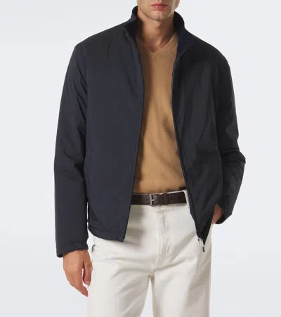 Fedeli Technical Jacket In Blue