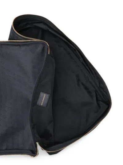 Anya Hindmarch Recycled Nylon Handbag With Leather Trim In Black