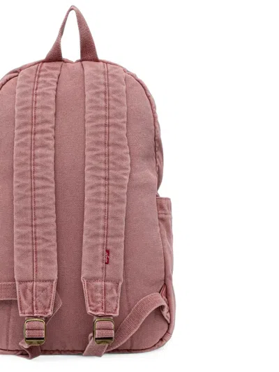 Levi's Remi Logo-patch Backpack In Pink