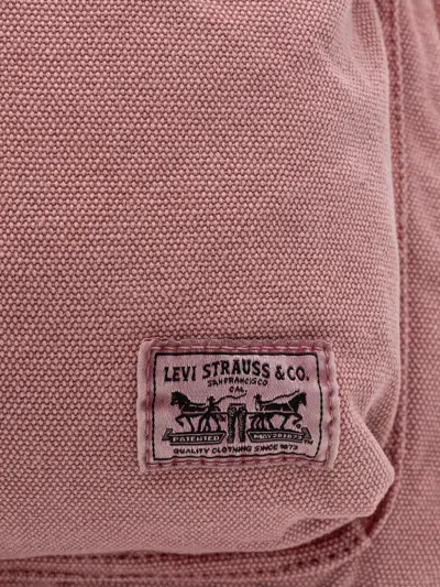 Levi's Remi Logo-patch Backpack In Pink