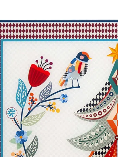 Vesta Table Linens Red Uni In Multi