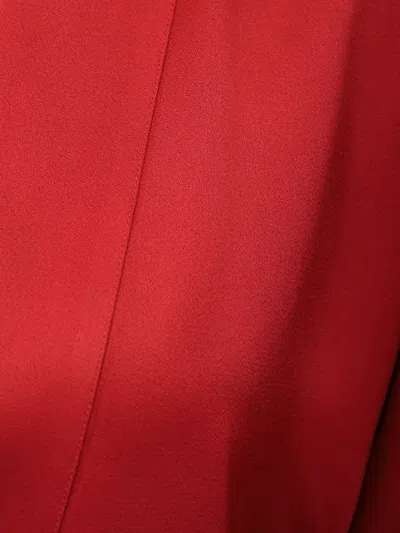 Antonelli Belted Wrap Jacket In Red