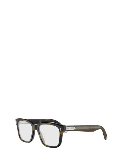 Dior Eyewear Square Frame Glasses In Multi