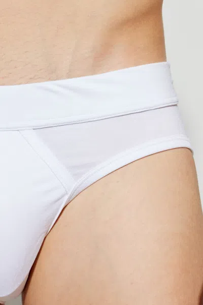 Dsquared2 Logo-waistband Briefs In White
