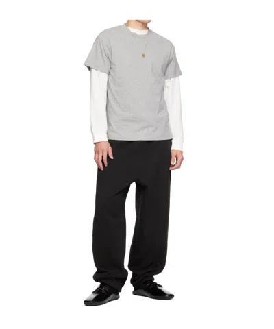 Entire Studios Oversized Drawstring Joggers In Black