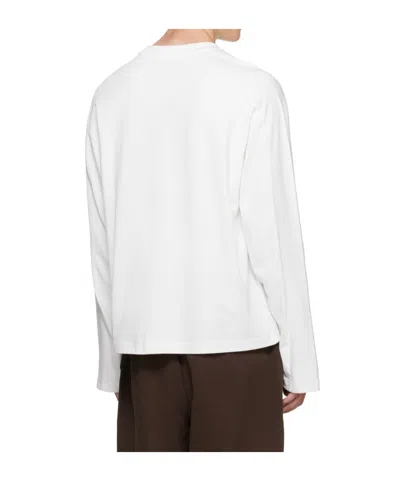 Entire Studios Shoulder-insert Long-sleeve T-shirt In White