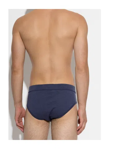 Dsquared2 Ski Pass Briefs In Blue