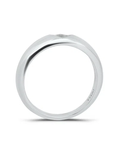 Macy's Silver-tone Open Heart Ring In Silver